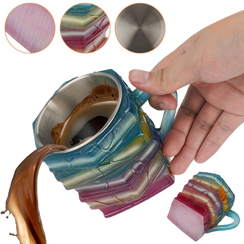 Bemalte buchtasse farbige - bemalte,