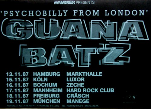 Guana batz 1987 plakat - -,