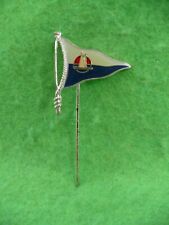 Anstecknadel Reederei Schifffahrt Transport Fahne Segelschiff Vintage 3