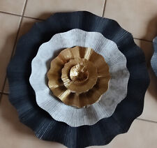 Wanddeko 3D Blume Metall Wandobjekt Eisenobjekt