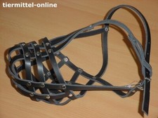 Maulkorb aus echtem Leder