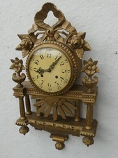 Carteluhr,  Cartelluhr, bronziert,  Prunkuhr, Hochzeit suhr, Schweden