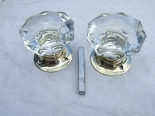 glastürgriffe x1 paar vintage