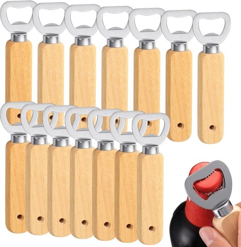 20x flaschenöffner holz - 10/20x,