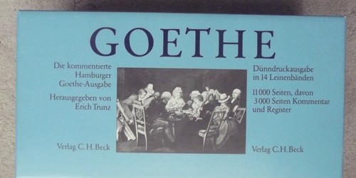 Goethe gesamtausgabe - goethe,