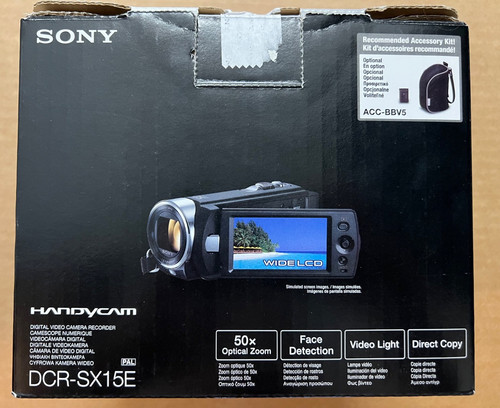 Sony handycam dcr - sony,
