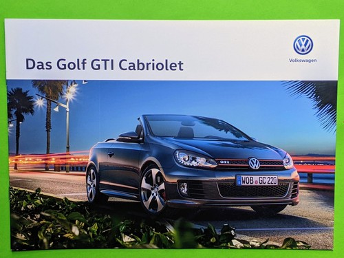 Golf gti cabriolet brochure - gti,