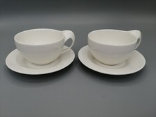 Feinkost Käfer Design 2x kleine Tassen mit Untertassen 90 ml Espressotassen