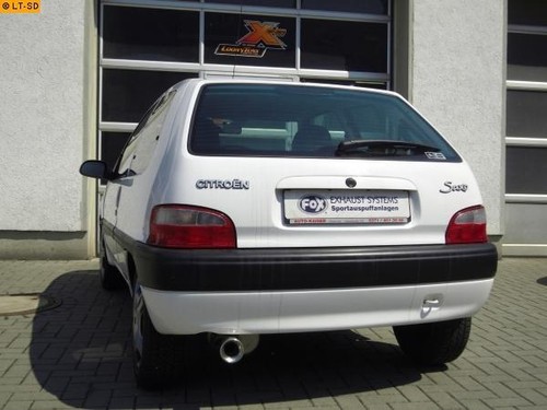 Fox sportauspuff citroen saxo - citroen,