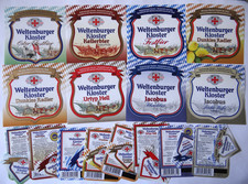 8 ältere Bier-Etiketten -