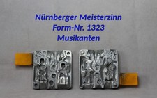 Nr.1323 -  Nürnberger Meisterzinn, Musikanten - Zinngießen, Zinngußform, Form