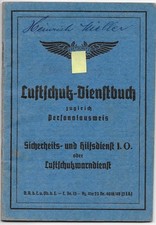 Ansichtskarte AK Luftschutz Dienstbuch von 1941, Mannheim, Käfertal