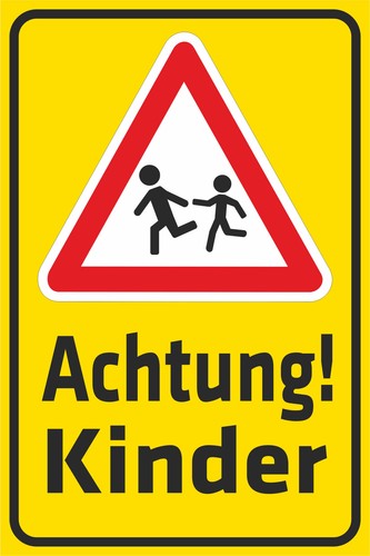 Schild sicherheit achtung - schild,