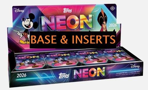 2026 topps disney neon base - topps,