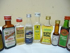 4096.     20 Stück Miniatur Schnaps Spirituosen Sammler Schnapsflaschen