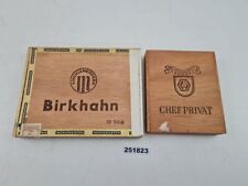 2x Zigarrenschachteln leer