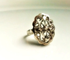 Ring Silber 835 Niederlande Goldschmied Meister- Punze XXX Holland antik Vintage