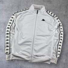 Kappa Jacke – Weiß – Damen – Größe M (entspricht Herren XS)