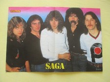 SAGA  POP  Rocky   POSTER 80er Jahre Rock 80s