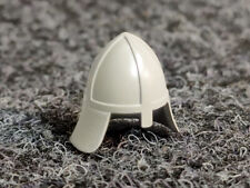 Lego 3844 Ritter Burg Helm altgrau hellgrau mit Nasenschutz -  Set 677 375 383