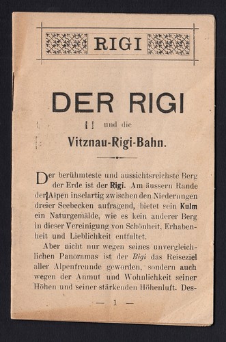 Schweiz der rigi und die - schweiz,
