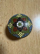 Pillendose Antik Emaille