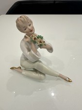 Wallendorf Porzellanfigur Kurt Steiner Mädchen Mit Bukett