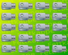 20 x Gabelkopf - Gabelgelenk 4x8 DIN71752 - M4 Linksgewinde!! 