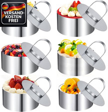 6 Stück Dessertringe 8Cm