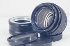 Jupiter-9 Objektiv modifiziert mit anamorphem Bokeh & Streustreifen für Canon EF Mount