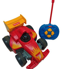 Fisher Price Ferngesteuertes Rennauto Rot 2014 RC Auto für Kinder Lernspielzeug