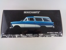 Minichamps Opel Rekord P1 Caravan 1958 Blue metallic 1:18 (8431)