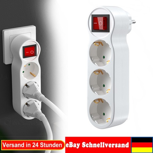 Fachs steckdose - 3-fachs,