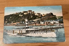 AK Schaufelraddampfer UNDINE in Ehrenbreitstein 1913