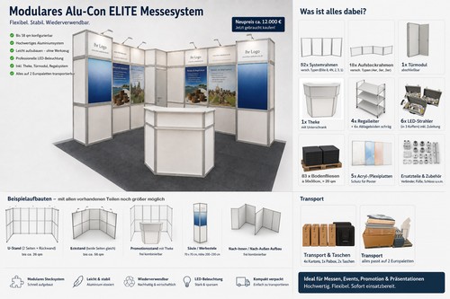 Modularer alucon messestand - alucon,