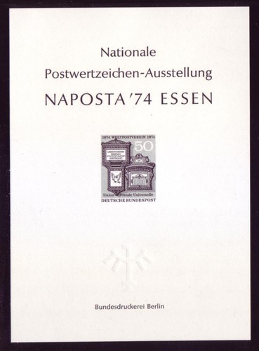 Bund schwarzdruck 825 naposta - bund,