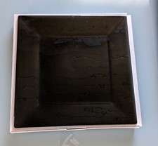 Servierplatte/Platzteller/Glasplatte 32 x 32 cm, stylisch und modern