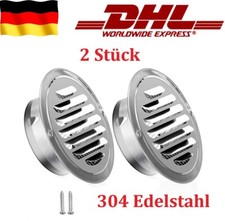 2 Stück Edelstahl Ablufthaube