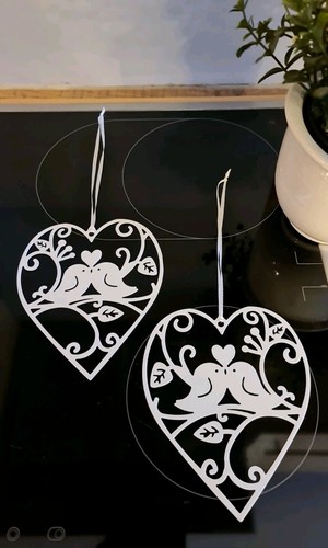 Vogelpaar herz tauben hochzeit - vogelpaar,