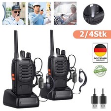 2/4PCS Walkie Talkie set mit