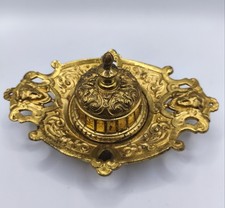 Antike Tintenfass Metall