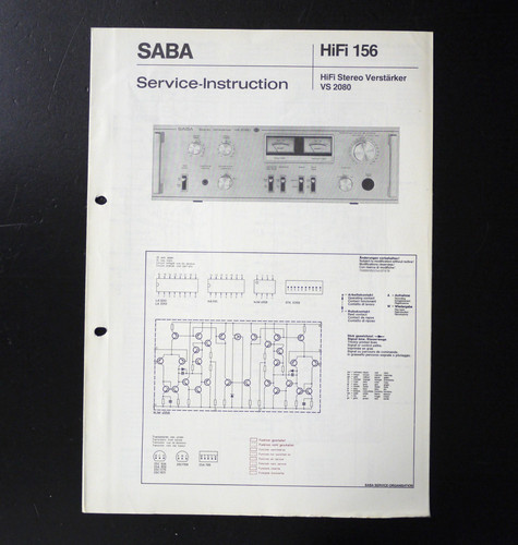 Original saba vs2080 stereo - original,