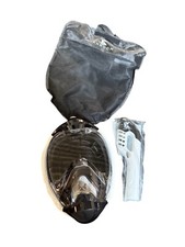 Khroom Schnorchelmaske Erwachsene & Kids ab 3 Jahre  | Größe S/M Schwarz/Weiß