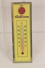 Raiffeisen Thermometer Werbung 50er 60er Jahre Werbegeschenk Reklame vintage