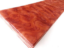 8 Blatt BUBINGA POMMELE STARKFURNIER 1,0mm  MASER ROSENHOLZ EDELHOLZ TISCHPLATTE