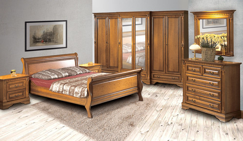 Landhaus stil bett 3tlg - stil, 3tlg.
