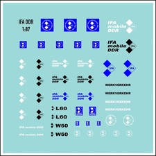 Waterslide Decal 1:87 - DDR