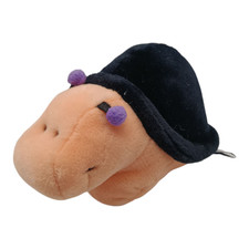 Stofftier - Schnecke mit schwarzem Haus - Steinbeck - ca 16cm