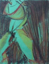 MARIA JOSÉ LÓPEZ Y LÓPEZ | Akt, Rahmen ursprünglich für George Grosz  (1975/85)