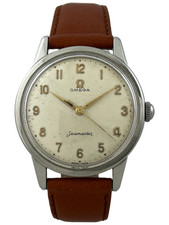 Herrenarmbanduhr Omega Seamaster Handaufzug Kal 285 Fortis Armband, funktioniert